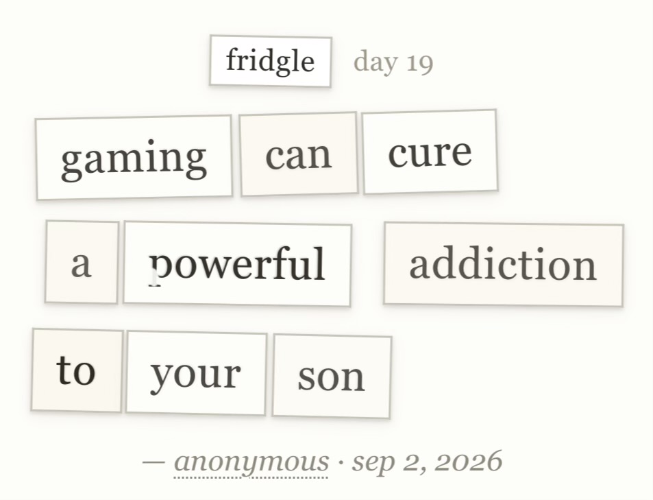 fridgle day 19 · sep 2, 2026